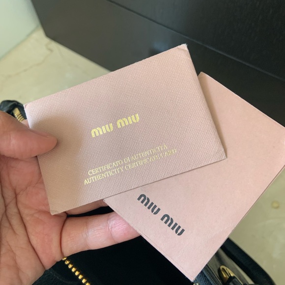 Miu Miu distressed leather satchel - Picture 10 of 10